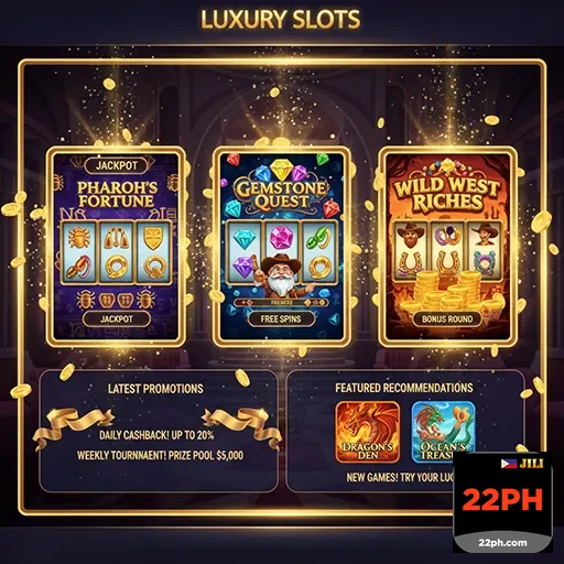 22ph luxury slots promotions